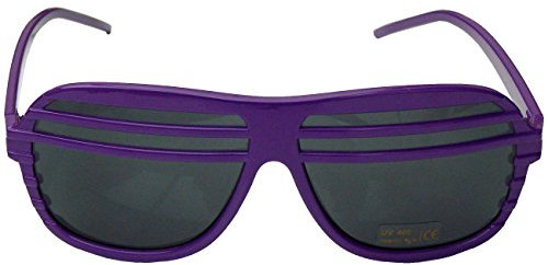 Spassprofi Lila Atzenbrille Sonnenbrille Shutter Shades Atzenbrillen Brille Partybrille