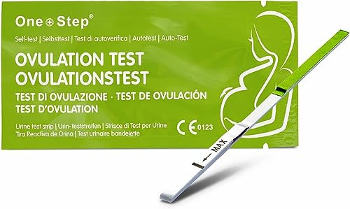 One+Step 100 x Green Line Ovulationstest mit Optimaler Sensitivität - Fruchtbarkeitstest für Frauen - Ovulationstests für Eisprung