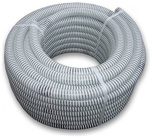 Bradas SAF50 - Tubo Flessibile di aspirazione/Pressione Ali-Flex, Lunghezza 25 m, 7 Bar, Diametro 50 mm, Bianco, 40 x 40 x 20 cm