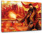 Ultras Gala Format: 80x60, Bild auf Leinwand XL, fertig gerahmt