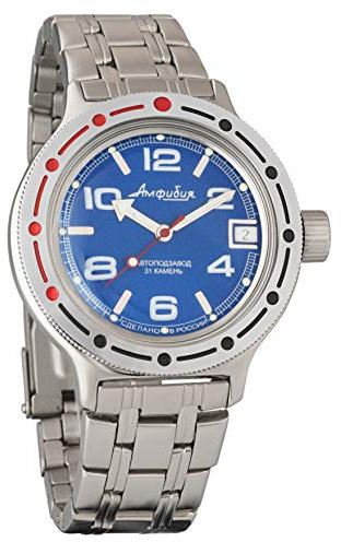 Vostok / Wostok Amphibian 420432 Russisches Militär Taucher Uhr 2416B 200m AUTO