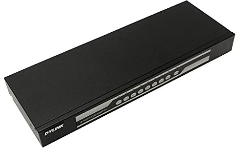 BeMatik - DYLINK KVM Switch 8-Port Rack 19