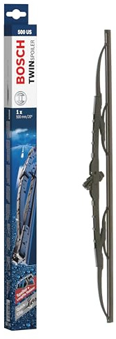 Bosch Scheibenwischer Twin Spoiler 500US, Länge: 500mm – einzelner Scheibenwischer für Frontscheibe