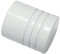 Gardinia Endknöpfe für Gardinenstangen, 2 x Endstück Zylinder, Serie Chicago, Metall, Weiß, Durchmesser 20 mm, 11280, ø 20 mm
