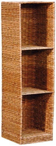 Hansen Korb 300/20/3 DVD-Regal aus Wasserhyazinthe/mit 3 Fächern/B 18 T 19 H 70 cm