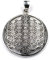 Drachensilber Anhänger Silber Triskele keltischer Silberanhänger Schmuck 925 Silber Kettenanhänger heilige keltische Drei Ø 1,5 cm