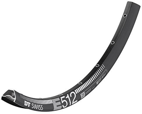 DT Swiss E 512 Sleeve-joined disc-specific 28 hole Presta-drilled black - 29