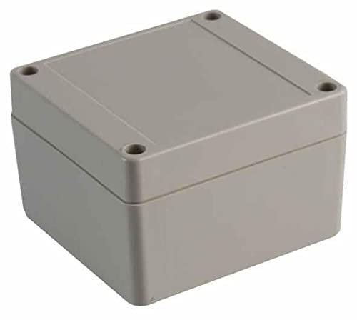 Best Price Square Enclosure, Grey, IP65, 85X80X55MM RP1065 by EVATRON