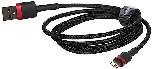 Baseus Cafule Cable - USB to Lightning Cable, 2.4 A, 1 m (Red/Black)