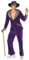 Costume da pappone, da uomo, in velluto, per addio al celibato - Viola - di più (117/122 cm petto)