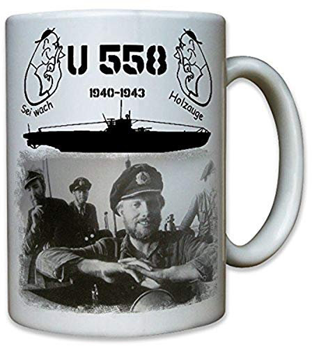 U 558 zurück in Toulon UBoot Marine Sei wach Holzauge Typ VII C Günther Krech - Tasse #12445