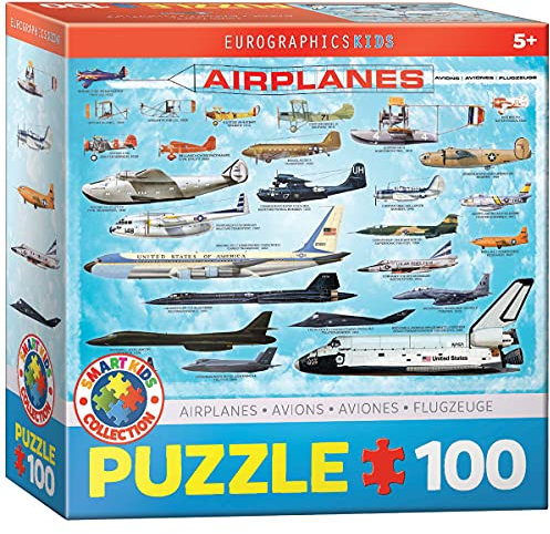 EuroGraphics 6100-0086 1000 Piece Planes Puzzle, Mehrfarbig, 100