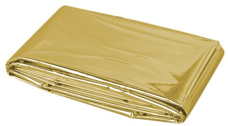 medesign I.C. GmbH Rettungsdecke, Gold-Silber, ca. 160 x 210 cm