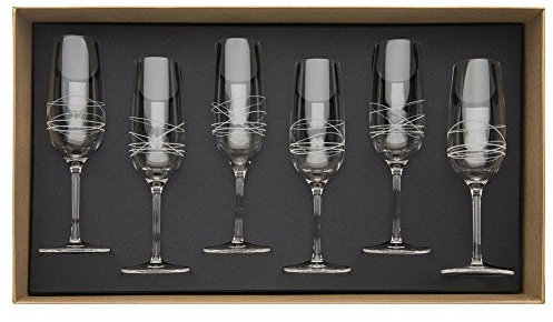 Guy Degrenne - 206394 - Coffret de 6 - Flutes à Champagne 20 cl