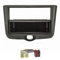 tomzz Audio 2455-024 Radioblende Set kompatibel mit Toyota Yaris P1 Yaris Verso P1 Bj.1999-2003 schwarz mit Radioadapter ISO