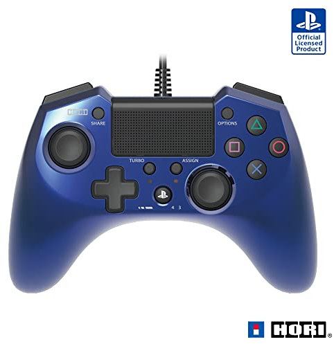 Hori Pad 4 FPS pi? Wired Gamepad per PS3 Blu PS4