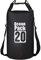 Mochila impermeable de lona 500D, resistente, de PVC, resistente al agua, para kayak / bote / canoa / pesca / rafting / Natación / Camping / snowboard, negro