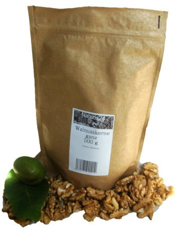 Naturix24 Walnusskerne ganz - Beutel, 1er Pack (1 x 500 g)