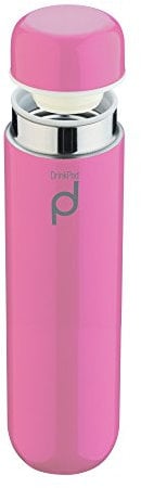 Grunwerg HCF-300P Thermos Isolato sottovuoto, Acciaio Inossidabile, Rosa, 300 ml