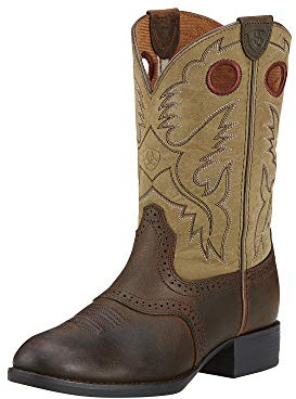 ARIAT BMVY9 Mens Heritage Western Western Boot Distressed Brown 5.5