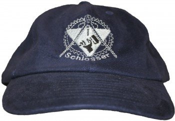 Fan-O-Menal Baseballcap mit Einstickung - Zunftzeichen Schlosser - 68625 schwarz