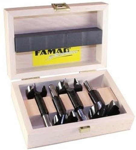 FAMAG Bormax 2.0 WS-Forstnerbohrersatz 4-teilig D=35,40,45,50mm im Holzkasten