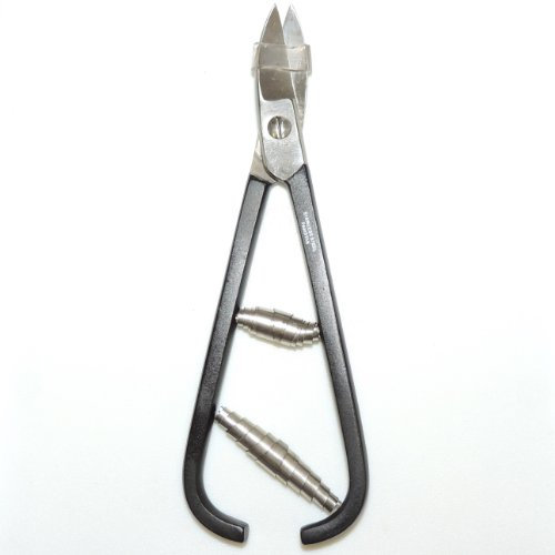 Mazbot French Style Curved Metal Shears with Spring