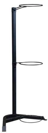 Body-Solid (GSR10B Stability Ball Rack, Vertical Storage for Home and Commercial Gym, Grey/Black