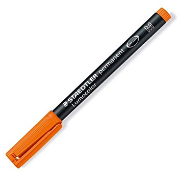 STAEDTLER 317-4 Feinschreiber Universalstift Lumocolor permanent, M, orange
