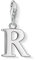 Thomas Sabo Damen Charm-Anhänger R Buchstabe Charm Club 925 Sterling Silber 0192-001-12