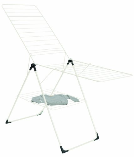 Brabantia Séchoir d'Intérieur - Modèle en T Pliable - 20m - Blanc
