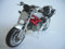 Motorrad Ducati Monster 1100 in silber 1:12 Rennmaschine Standmodell Newray