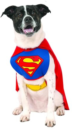 Rubie's 887892S Offizielles Superman Hundekostüm, Größe S
