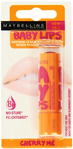 Maybelline New York Make-Up Lip Balm Baby Lips Care Balm Cherry Me/Lip Care for Dry Lips 1 x 4g