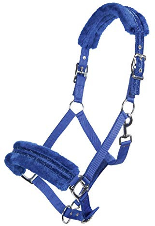HKM 8876 Glitter Halfter kornblau Warmblut