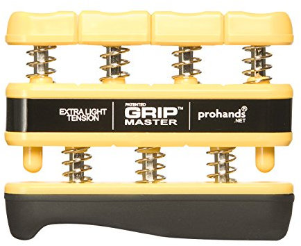 Pro Hands Fingertrainer Gripmaster x-light, Yellow, 230x140