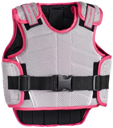 Harry Hall Zeus Kids Body Protector Horse Riding - Children Hi-Viz Equestrians Level 3 EN 13158 Girls Boys Protective Jacket Vest