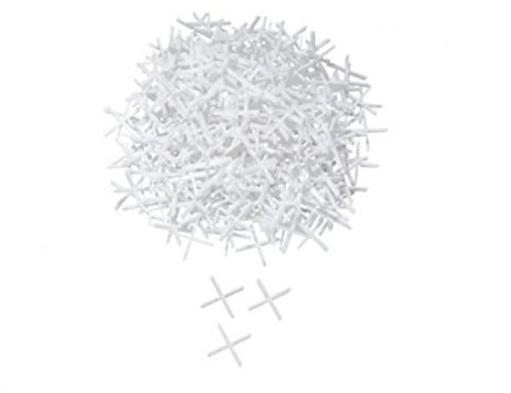 2250 PZ Fuge Croce volumi Distanziatori per Piastrelle 4 mm nuovo bianco (3 X 750)