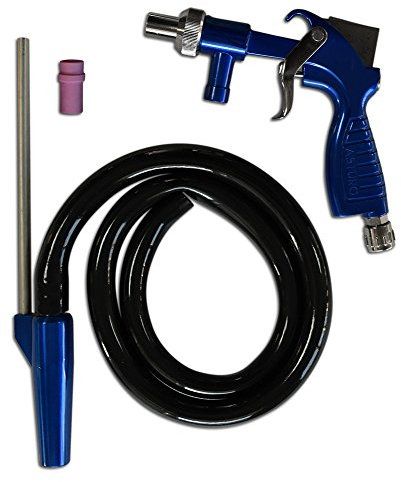 Asturo 3147500 Pistola per sabbiatura semi professionale Kit PS-2, Blu/Argento