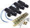 Zone Tech 4-Pack Universal High Power Door Lock Actuator - Premium Quality Heavy Duty Durable High Power Door Lock Actuator