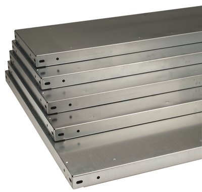 Fachboden für Schraubregal, verzinkt, Fachlast 150 kg, BxT 1000x500 mm