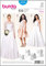 Burda Muster Hochzeits-Abendkleid, Papier, Mehrfarbig, 34-44