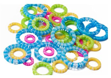 ChiaoGoo Stitch Markers, Resin, Mehrfarbig, One Size