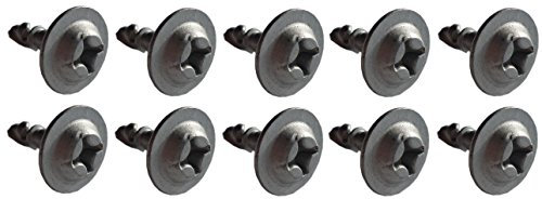 10x Schrauben Clips für Unterfahrschutz