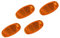 RFR Speichenreflektor Cmpt Set orange
