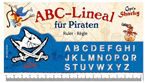 DIE SPIEGELBURG 12548 ABC-Lineal Capt'n Sharky