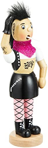 Dekohelden24 Räucherfrau als Punk Lady, ca. 19 cm