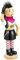 Dekohelden24 Räucherfrau als Punk Lady, ca. 19 cm
