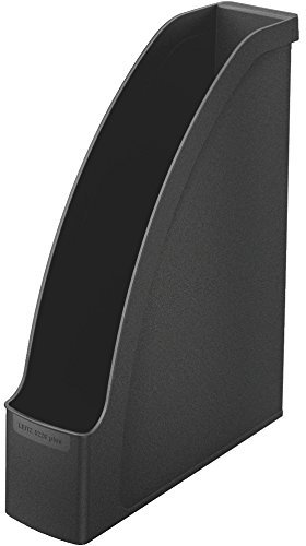 Leitz Stehsammler A4, Für Verwendung im Hoch- und Querformat, Schwarz, Plus Serie, 24760095