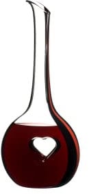 Riedel Chrystal UK - Caraffa Decanter con Decorazione Nera e Rossa